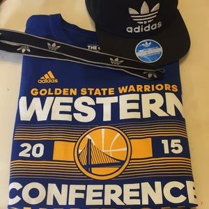 Adidas Warriors 2015 champions t-shirt